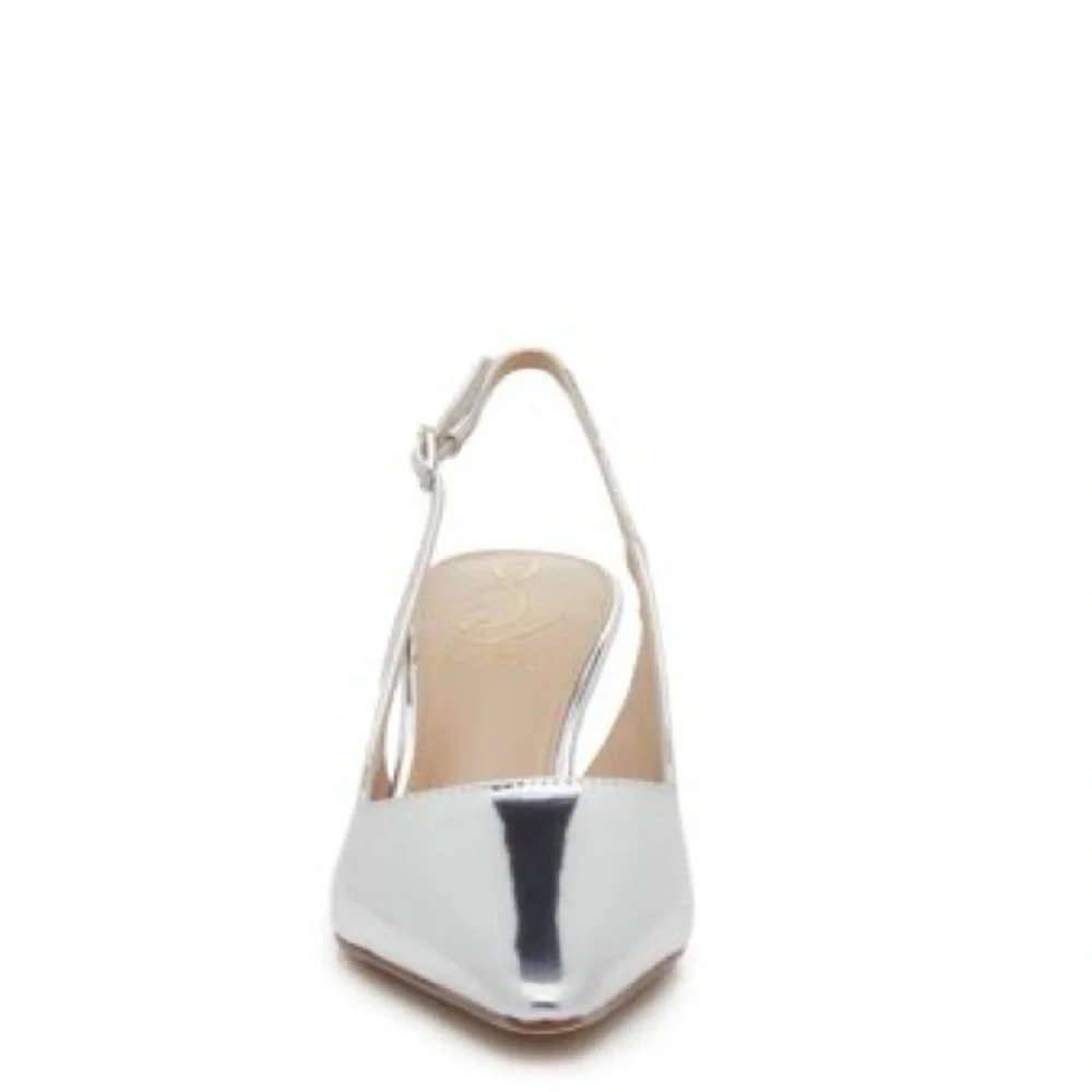 Sam Edelman Silver Heels - Picture 2 of 12